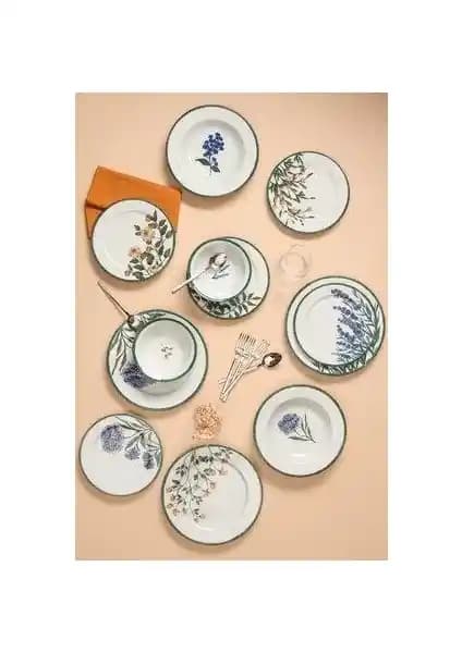 Porland Flower Garden 6 Kişilik Yemek Takımı Estetik ve Dayanıklılık Sunan Koleksiyon