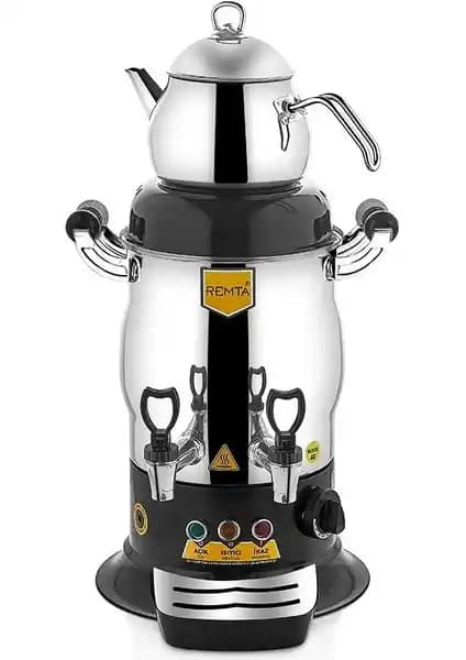 Remta Mini Çift Demlikli Çay Makinası 5 Litre Güçlü ve Dayanıklı Tasarım