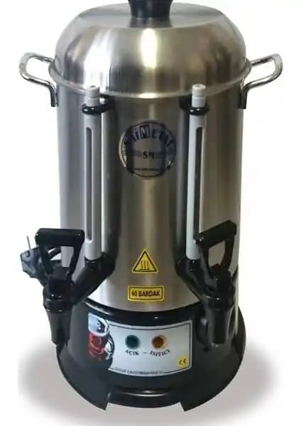 Saim Metal 80 Bardak Çay Makinesi: Yüksek Kapasiteli ve Dayanıklı Çay Demleme Cihazı