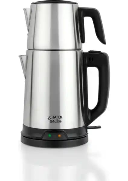 Schafer Teelike Elektrikli Çay Makinesi Inox Modern Tasarım ve Fonksiyonellik