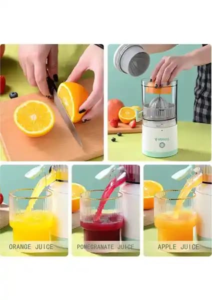 Semgears 7.4 V USB Kablosuz Elektrikli Meyve Sıkacağı: Pratik ve Taşınabilir Meyve Sıkma Cihazı