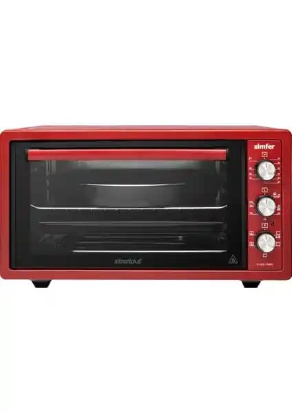 Simfer 4505 45 Lt Midi Fırın Kırmızı: Geniş Hacimli ve Çok Fonksiyonlu Mutfak Aleti