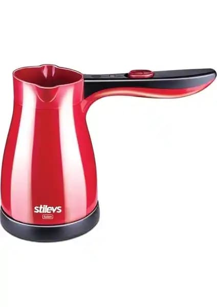 Stilevs Sadem Türk Kahve Makinesi Kırmızı ve Siyah Tasarımıyla Modern ve Güvenilir