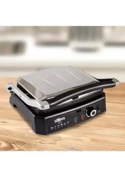 Stilevs Tostx Inox Izgara ve Tost Makinesi Modern Mutfaklar İçin Dayanıklı ve Fonksiyonel