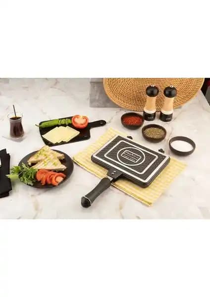 Taşhan Dinç Avm Lüx İç Dış Granit Döküm Grıll Tava ve Tost Makinası Özellikleri