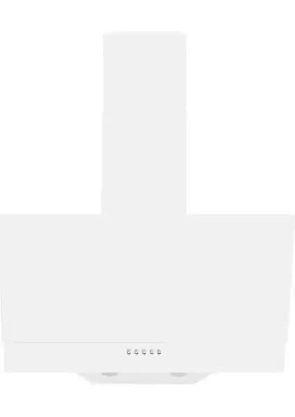 Vorne D004 Beyaz Yatık Cam Davlumbaz: Modern ve Şık Mutfaklar İçin Fonksiyonel Çözüm