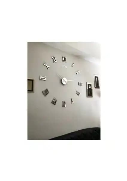 Ahşap Fabrika Gümüş Roma Saat: Modern ve Estetik Tasarım ile Dekorasyonunuza Şıklık Katın