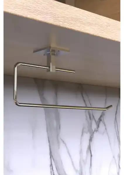 Alsi Home Rulo Havlu Peçetelik Paslanmaz Çelik Modern Tasarım ve Kolay Montaj