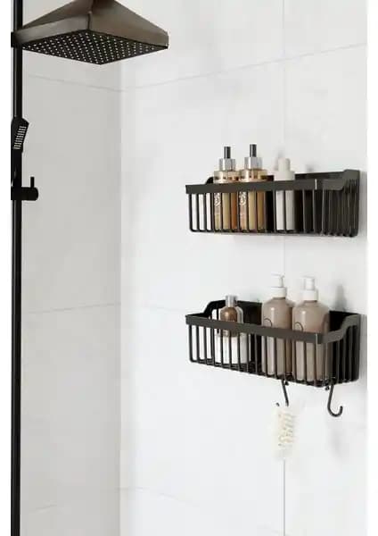 Ata Home Paslanmaz Yapışkanlı Banyo Rafı Modern ve Dayanıklı Tasarımıyla Pratik Kullanım Sağlar