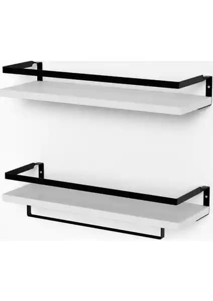 Banos Rt4 Çok Amaçlı Metal Çerçeveli Duvar Rafı Modern Tasarım ve Kullanışlılık ile Öne Çıkıyor