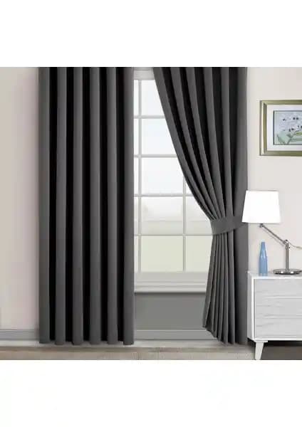 Belle Cose Blackout Karartma Country Gri Fon Perde ile Konfor ve Gizlilik Sağlayın