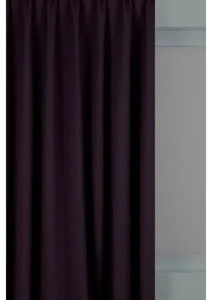 Belle Cose Country Tarz Hasır Mürdüm Termal Blackout Perde Ev Dekorasyonunda İşlevsel ve Estetik Çözüm