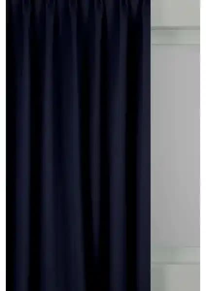 Belle Cose Country Tarz Hasır Termal Karartma Blackout Lacivert Fon Perde Ürün Özellikleri ve Kullanım Avantajları
