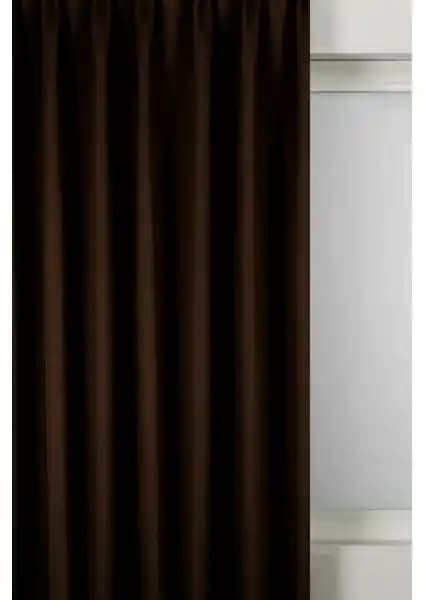 Belle Cose Country Tarz Kahverengi Blackout Perde Estetik ve Fonksiyonel Tasarım