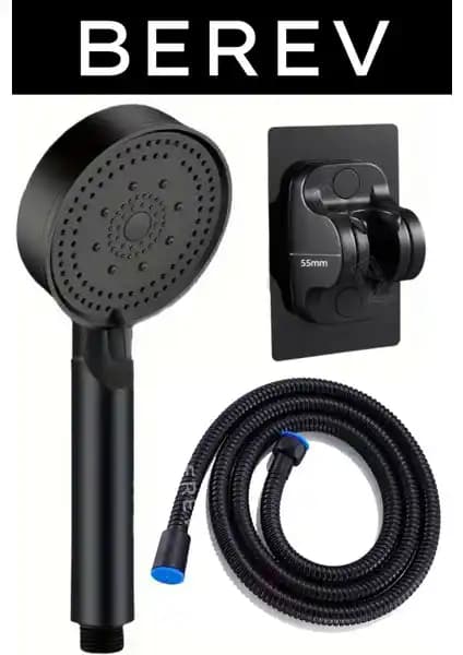 Berev 5 Fonksiyonlu Yüksek Basınçlı Duş Seti Modern ve Dayanıklı Tasarım