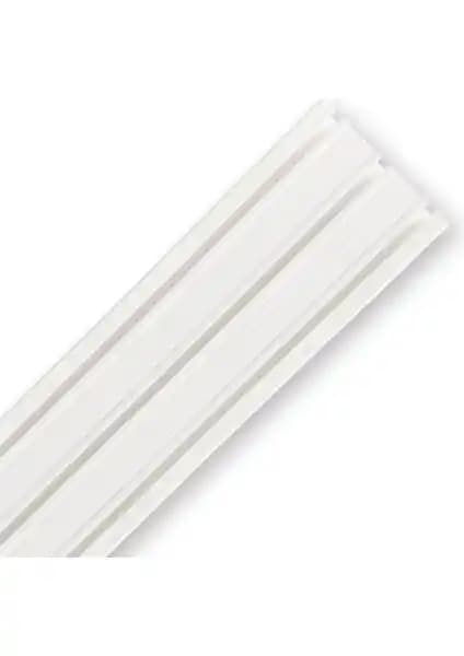 Bilarch 3 Raylı Korniş Perde Rayı Beyaz - Dayanıklı ve Estetik Çözüm