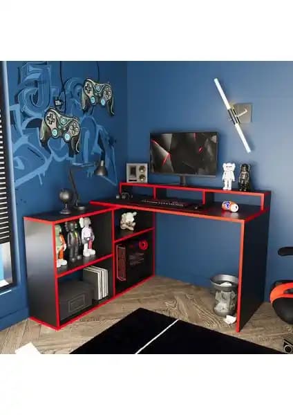 Bimossa Leo Oyuncu Masası Modern Tasarım ve Dayanıklılığıyla Oyun ve Çalışma Alanlarınızı Geliştirir