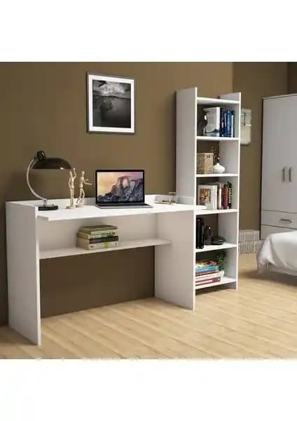 Bimossa Mahpeyker Beyaz Çalışma Masası ve Kitaplıklı Takım Özellikleri ve Kullanım İpuçları
