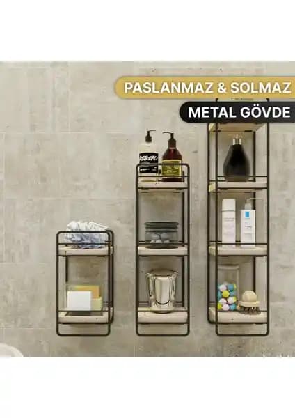 Bino 3'lü Ahşap Duvar Rafı Seti Modern ve Dayanıklı Tasarım