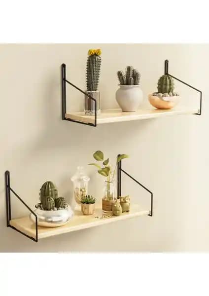 Bino Raf Duvar Rafı Modern ve Dayanıklı Dekorasyon Unsuru 80 Karakter