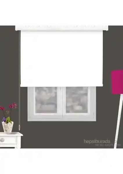 Brillant Stor Perde 70x260 Beyaz Modern ve Şık Tasarımıyla İç Mekânlara Uyum Sağlar