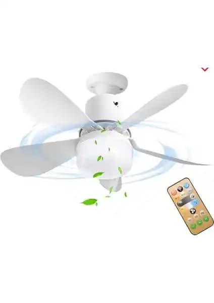 Cata Lodos Fan 62W Kumandalı LED Ampul Dimmerli CT-1154 Modern Tasarım ve Çok Yönlü Kullanım