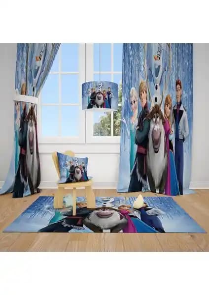 Çocuk Odası İçin Renkli ve Dayanıklı Çizgi Karakterli Fon Perde Seçenekleri