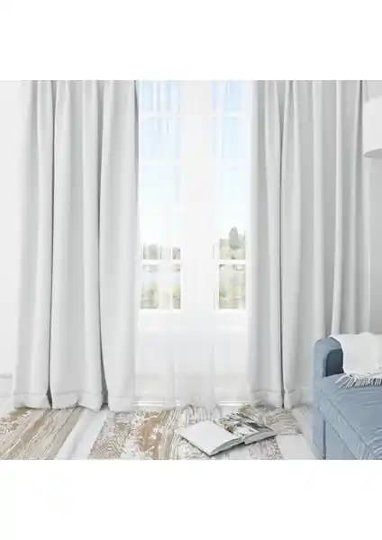 Cotton Studio Buldan Işi Düz Keten Güneşlik Perde Doğal ve Şık Tasarım İçin Uygun Seçenek