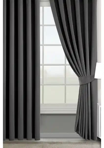 Cotton Studio Siyahout Karartma Perde Antrasit Gri Modern ve İşlevsel Tasarım