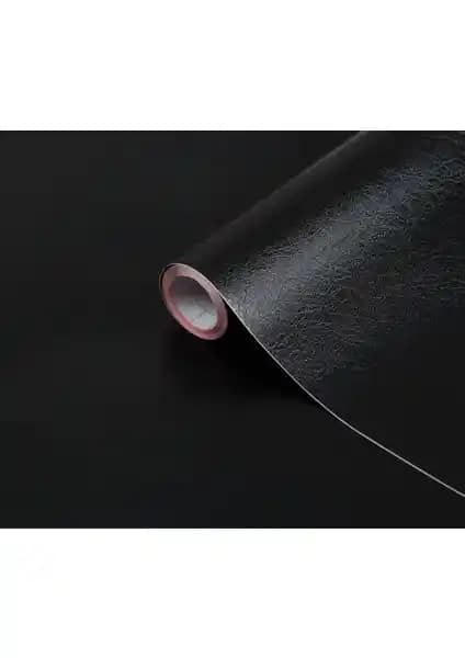 D-C-Fix Siyah Deri Dokulu Yapışkanlı Folyo ile İç Mekan Dekorasyonunu Yenileme