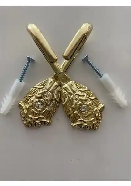 Dayanıklı ve Estetik Mızrak Tasarımlı Perde Bağlama Demiri Renso Kancası