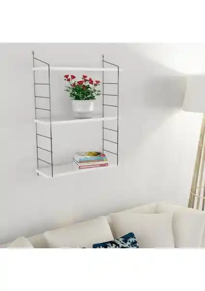 Decormet Armoni Raf ve Kitaplık Seti: Modern ve Şık Tasarım ile Fonksiyonellik