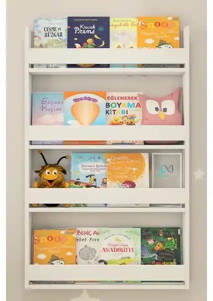 Dekomotif Montessori MDF Çocuk Odası Kitaplığı Güvenli ve Estetik Tasarımıyla Öne Çıkıyor