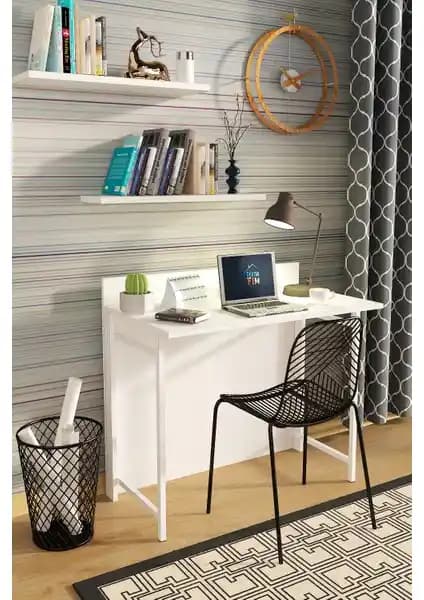 Dekorfim Frezya Katlanır Portatif Çalışma Masası: Şık ve Pratik Tasarımın Mükemmel Uyumu