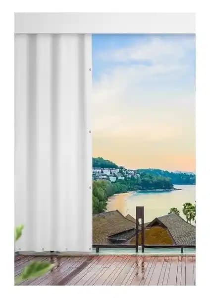 Elisa Home Elisya Balkon Perdesi Dayanıklı ve Estetik Tasarımıyla Modern Balkon Dekorasyonu