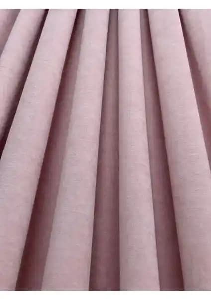 Erdoğanlar Koza Ada Fonluk Pembe Modern Dekorasyon İçin Şık ve Kullanışlı Perde Çözümü