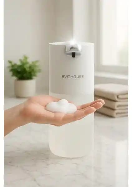 Evo House Otomatik Sensörlü Köpük Sabunluk: Modern ve Pratik Hijyen Çözümü