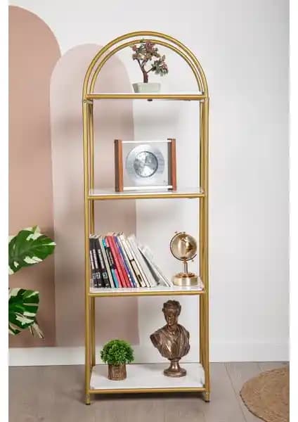 Fec Reklam Demeter Dekoratif Metal Raf - Modern ve Şık Tasarım, Dayanıklı ve Kullanışlı