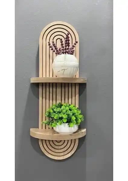 Gardino Gardin Home Semplice Meşe Dekoratif Duvar Rafı Modern ve Şık Tasarım Çözümü