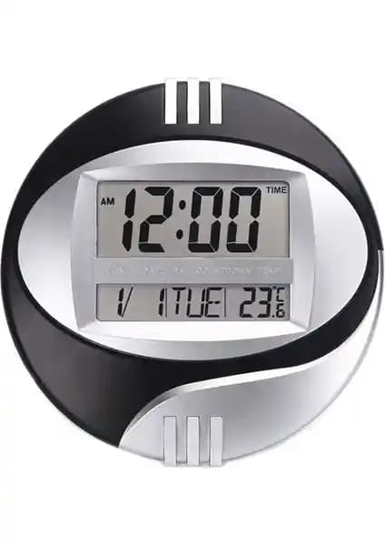 Hermoso Dijital Sıcaklık Göstergeli Modern Duvar ve Masaüstü Saatleri