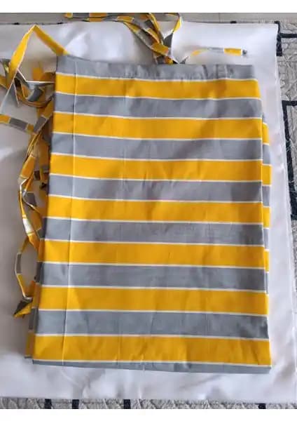 Karmaş Home Balkon Perdesi Sarı/Gri: Estetik ve İşlevsel Balkon Koruma Çözümü