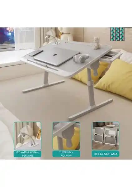 Karr Office Move N6 Yükseklik Ayarlı LED Aydınlatmalı Laptop Sehpası İnceleme ve Özellikleri