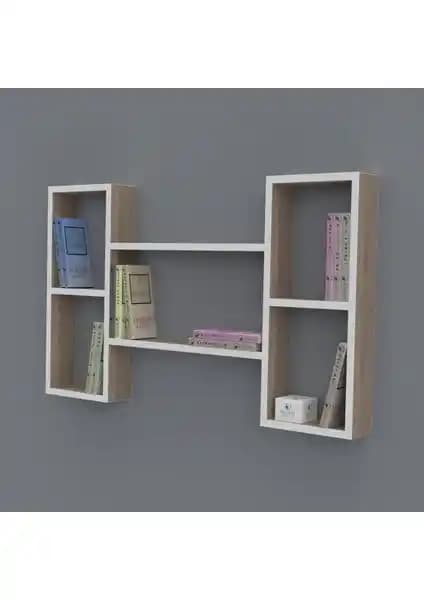Kenz Life Gülsu Çerçeveli Duvar Rafı 60x100x20 Modern ve Çevre Dostu Tasarım