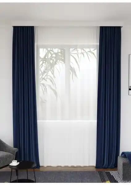 Lüks House Keten Görünümlü Tül Perde: Modern ve Kullanışlı Tasarım Özellikleri