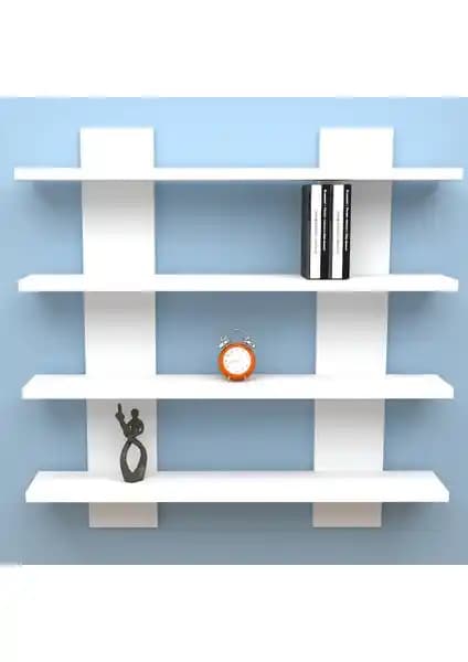 Mbes Mobilya Dekoratif H Model Raf Kitaplık: Modern ve Şık Depolama Çözümü