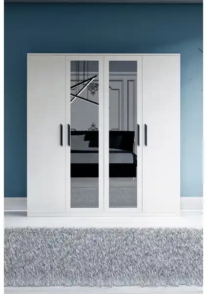 Metalia Gm 051 Hayal: Klasik ve Şık Dört Kapılı Aynalı Gardrop Özellikleri ve Tasarımı