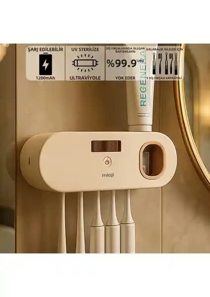 Mioji Mio UV5F UV Diş Fırçası Sterilizatörü: Modern ve Çevre Dostu Hijyen Çözümü