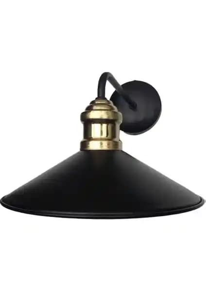 Mylight Retro Siyah Aplik 23 cm ile iç mekan şıklığını ve fonksiyonelliği artırın