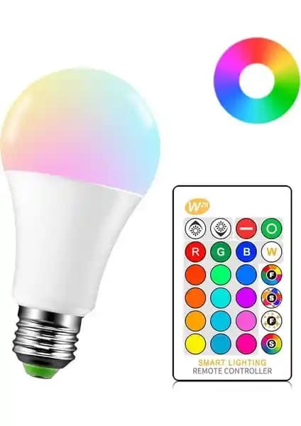 Netodak Uzaktan Kumandalı RGB LED Ampul: Çok Renkli Akıllı Aydınlatma Çözümü