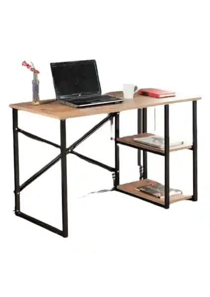 Noowa 2 Raflı Ceviz Çalışma Masası İncelemesi: Tasarım ve Dayanıklılık Değerlendirmesi